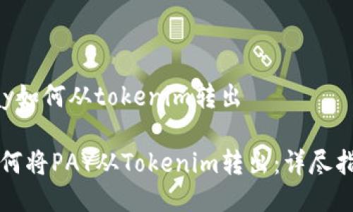 pay如何从tokenim转出

如何将PAY从Tokenim转出：详尽指南